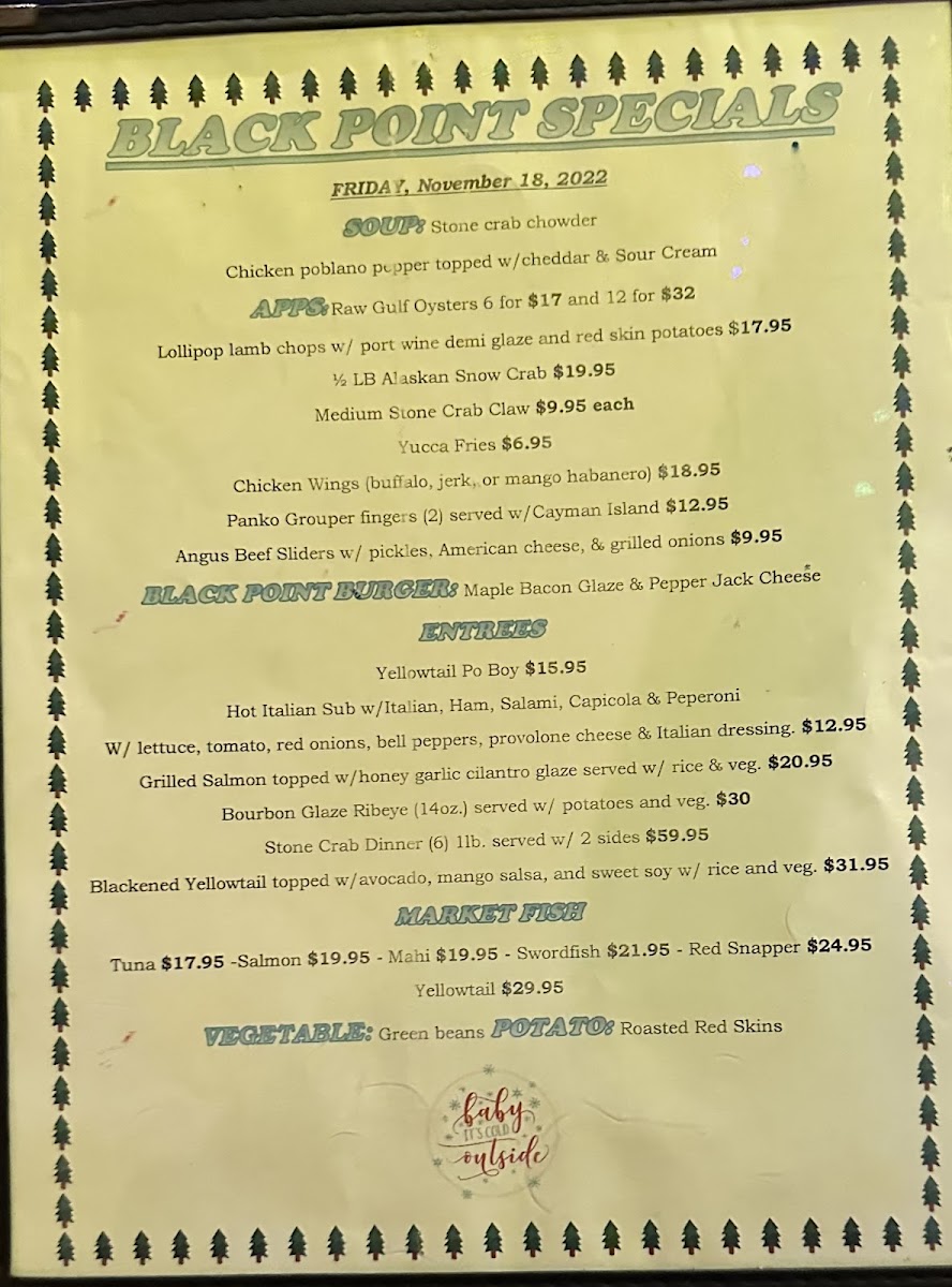 Black Point Ocean Grill Menu - Image 4